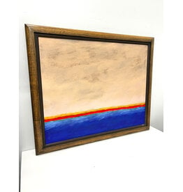 Coastline, framed painting