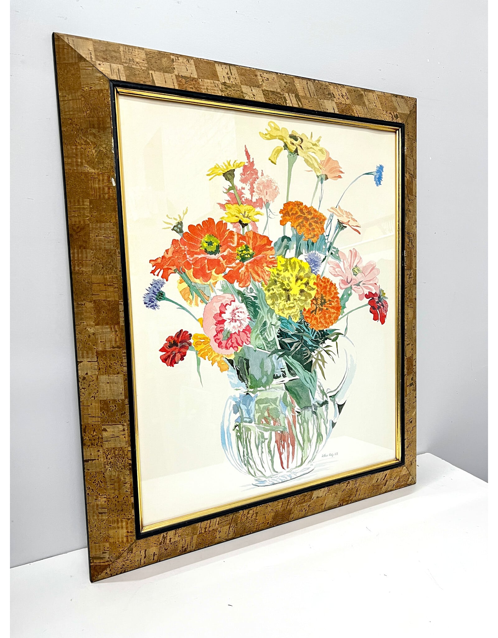 The Country Bouquet by Arthur Cady, framed print