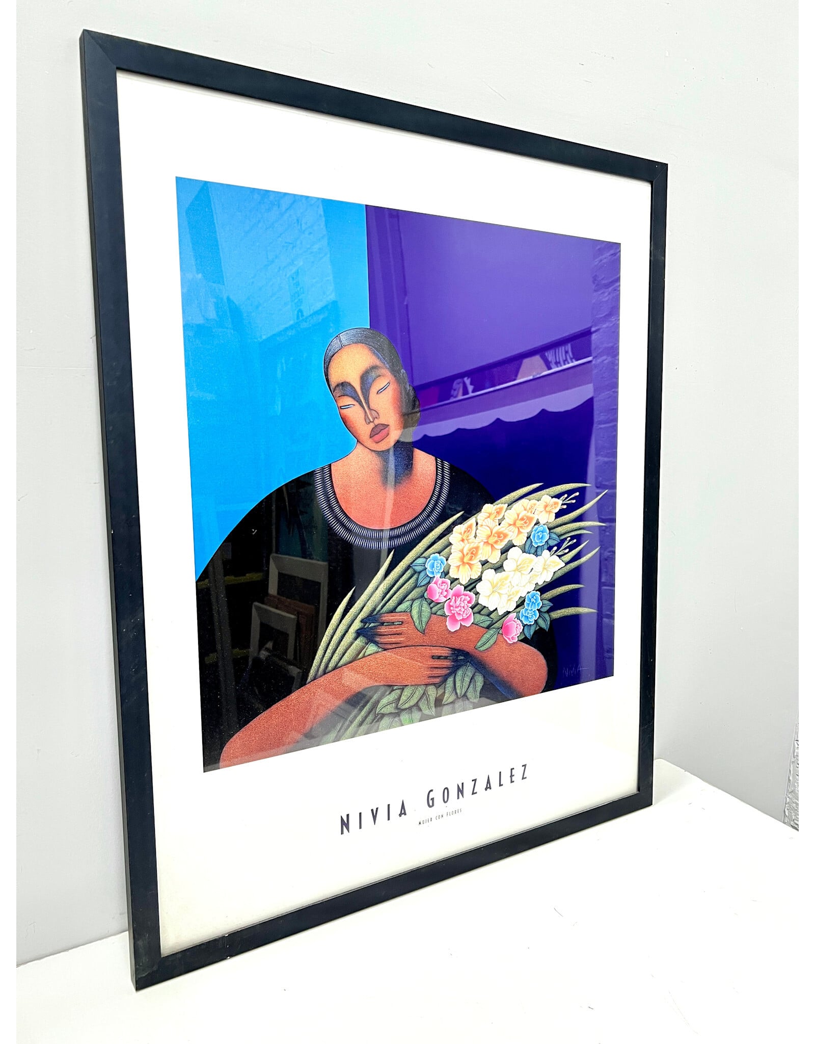 Framed Nivia Gonzalez Poster