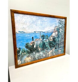 The Sea at L'Estaque by Paul Cezanne, framed print