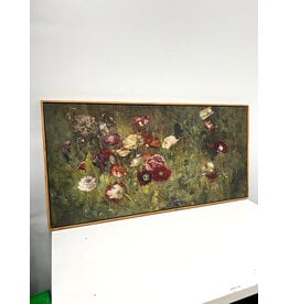 A Bed of Poppies by Maria Oakey Dewing, framed giclee print on canvas