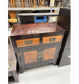 Chinese Hardwood & Persimmon Wood 2over1 Chest