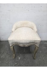 Upholstered Vanity Stool - AS IS