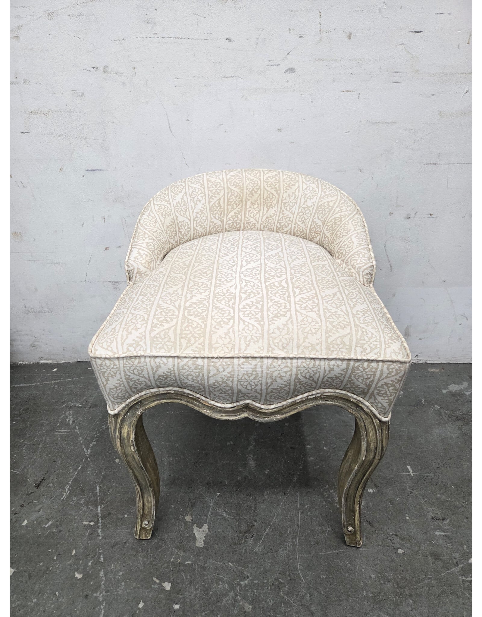 Upholstered Vanity Stool - AS IS
