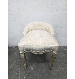 Upholstered Vanity Stool - AS IS