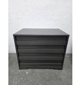 Gray 2 Drawer Nightstand