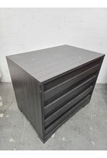 Gray 2 Drawer Nightstand