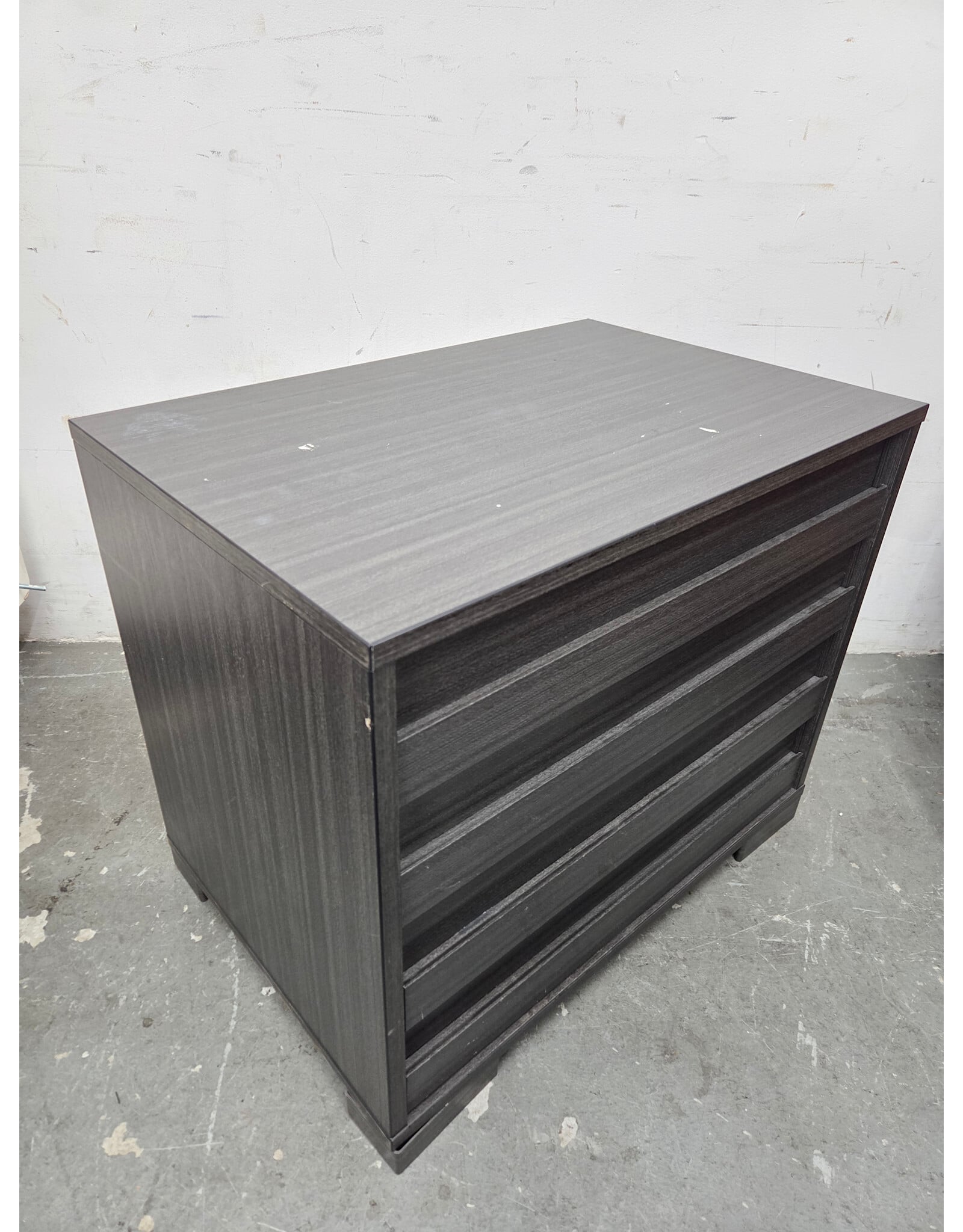 Gray 2 Drawer Nightstand