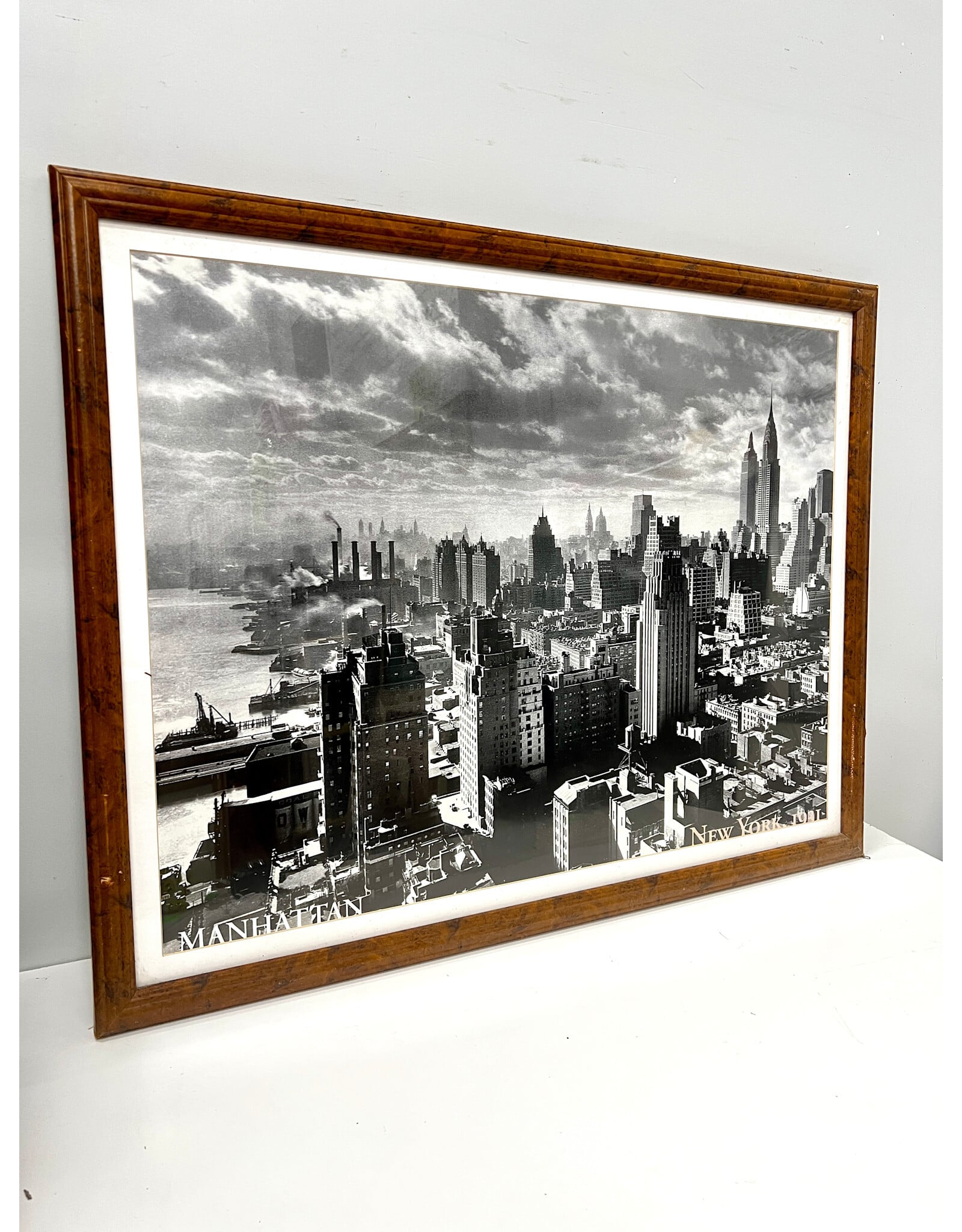 Manhattan, New York 1931, framed poster