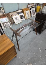 West Elm Jensen Glass Top Dining Table