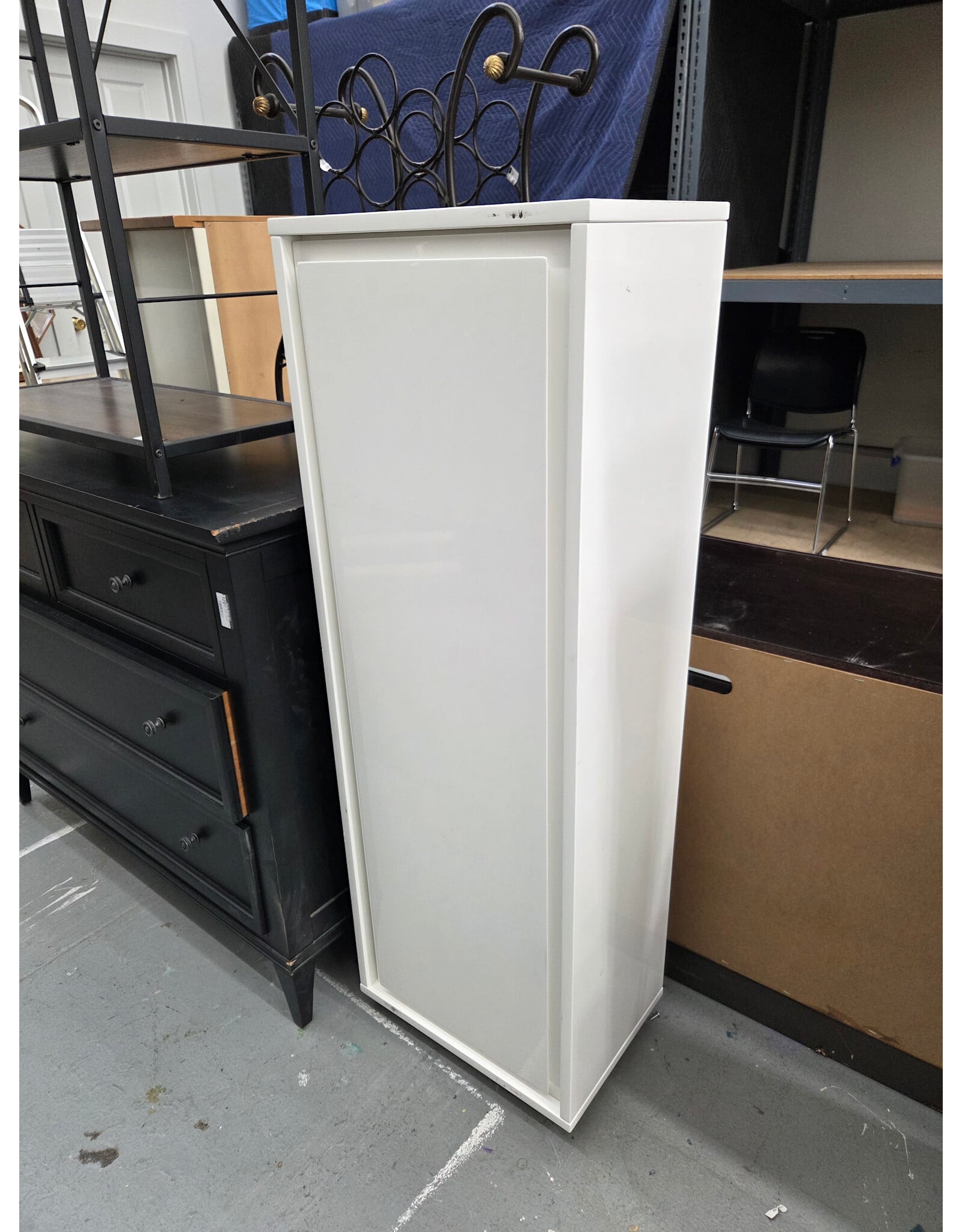CB2 Gallery White Bath Cabinet