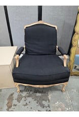Black Victorian Style Armchair