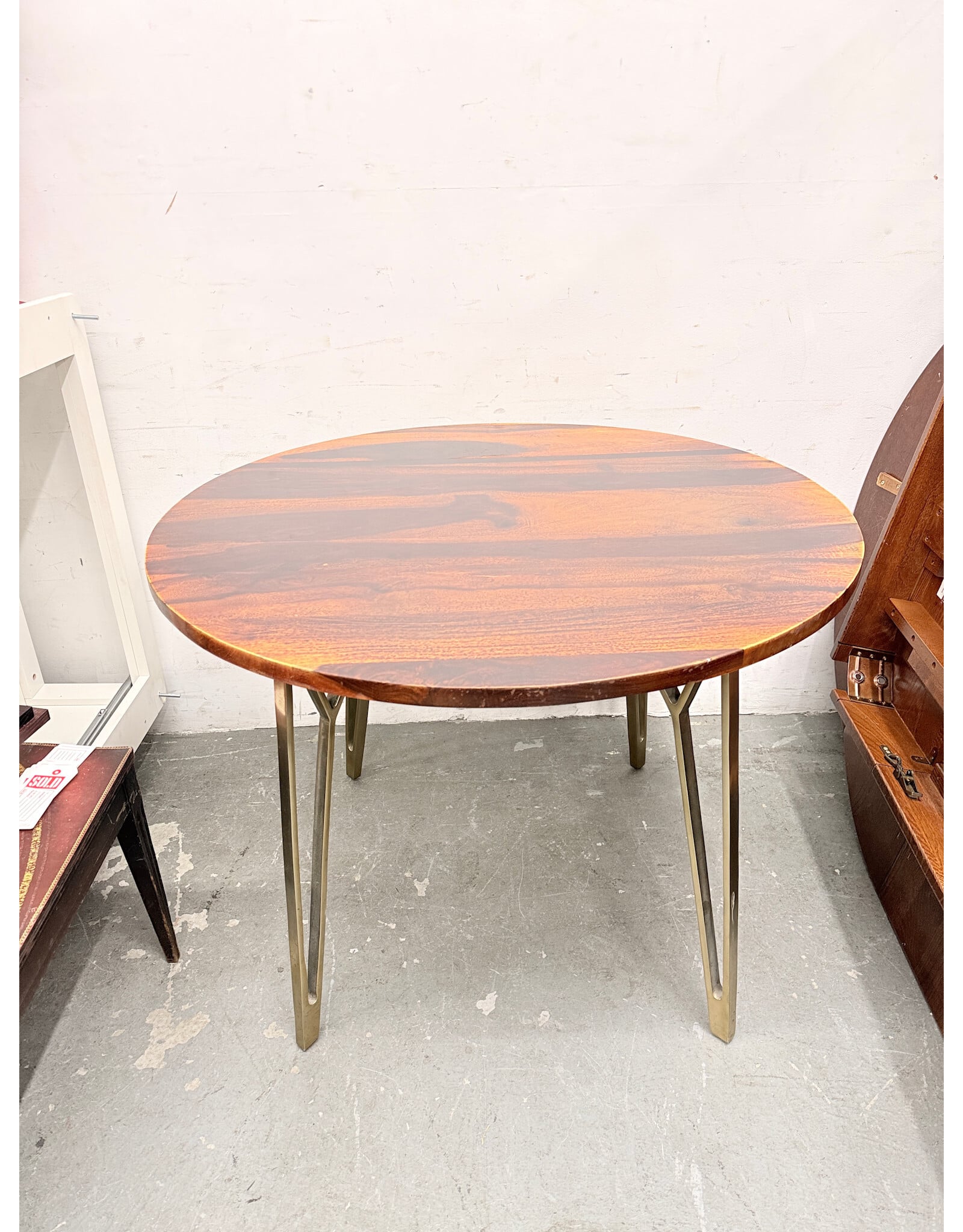 Dial Round Dining Table by CB2
