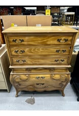 Vintage French Provincial Highboy Dresser