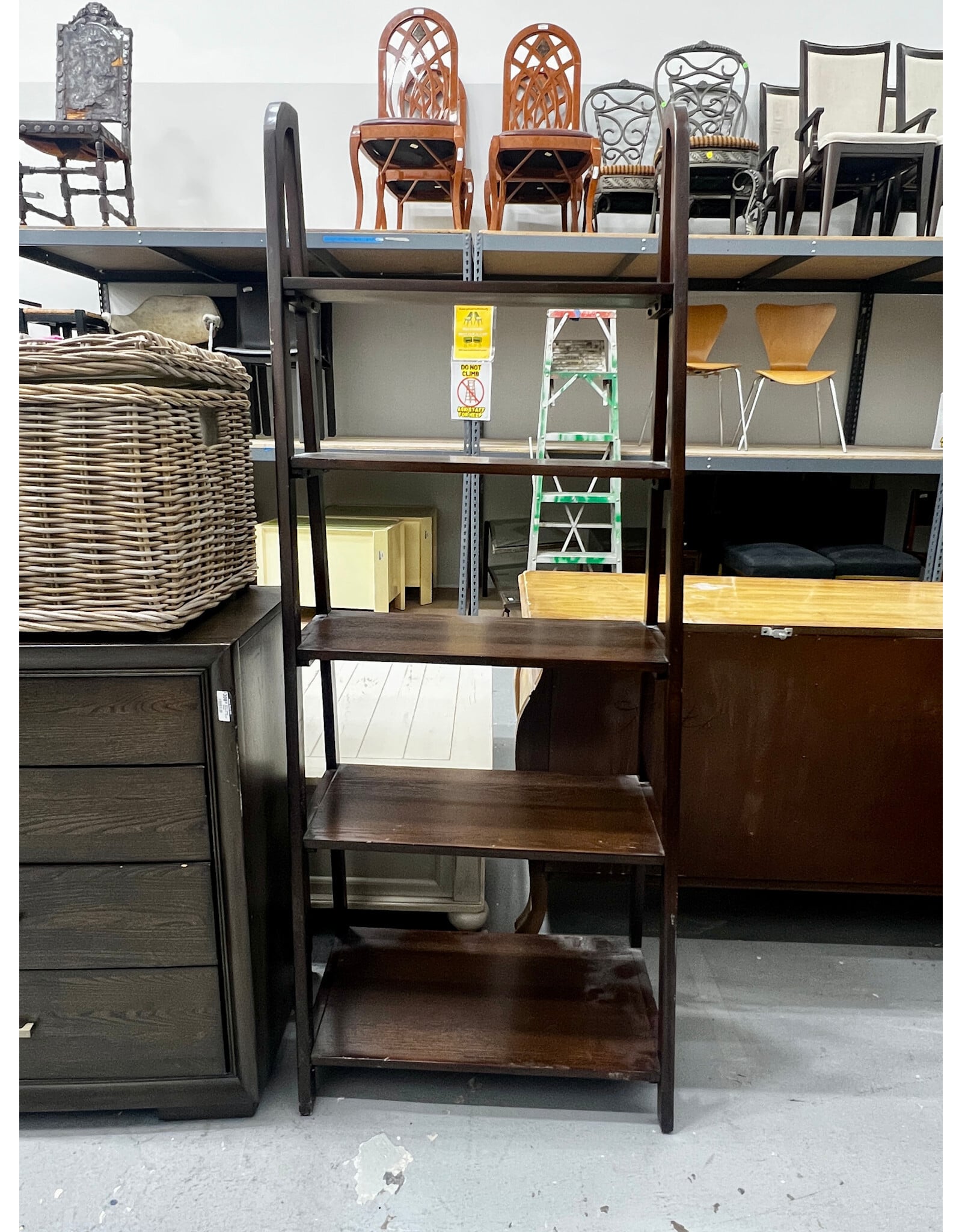 5 Tier Ladder Bookshelf