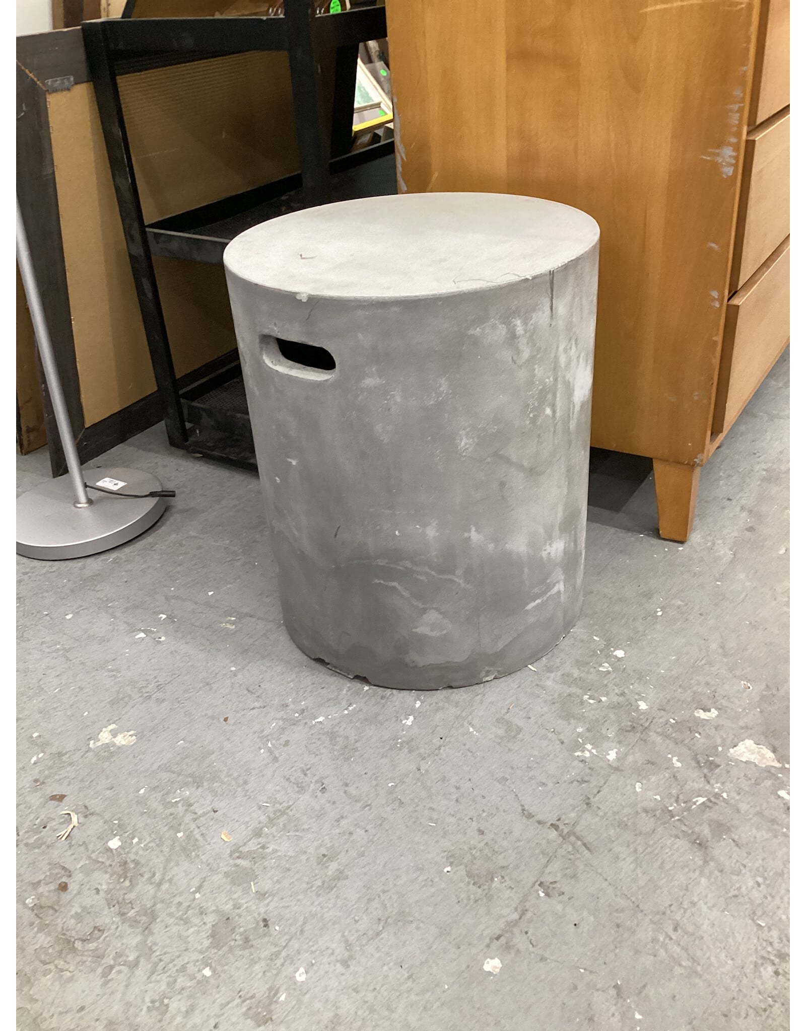 Grey Ceramic Stool