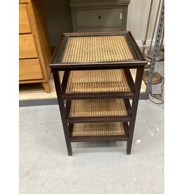 4 Tier Caned End Table