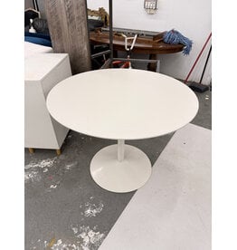 Modern Round White Dining Table