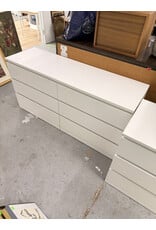 Lillberger White 6-Drawer Dresser by Ikea
