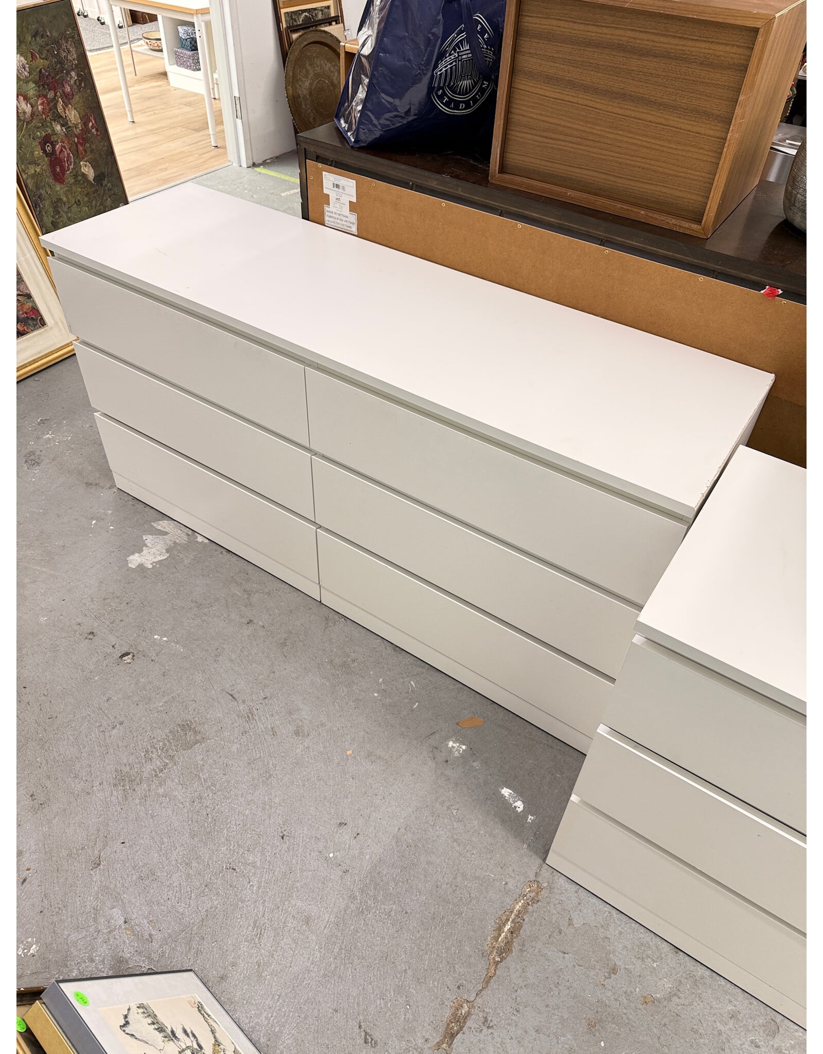 Lillberger White 6-Drawer Dresser by Ikea