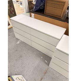 Lillberger White 6-Drawer Dresser by Ikea