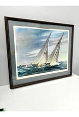 Challenge to Windward by Kipp Soldwedel, framed limited edition print