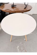 Modern Round Dining Table with Eiffel Tower Base