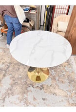 Modern Tulip Round Table, Tempered Glass