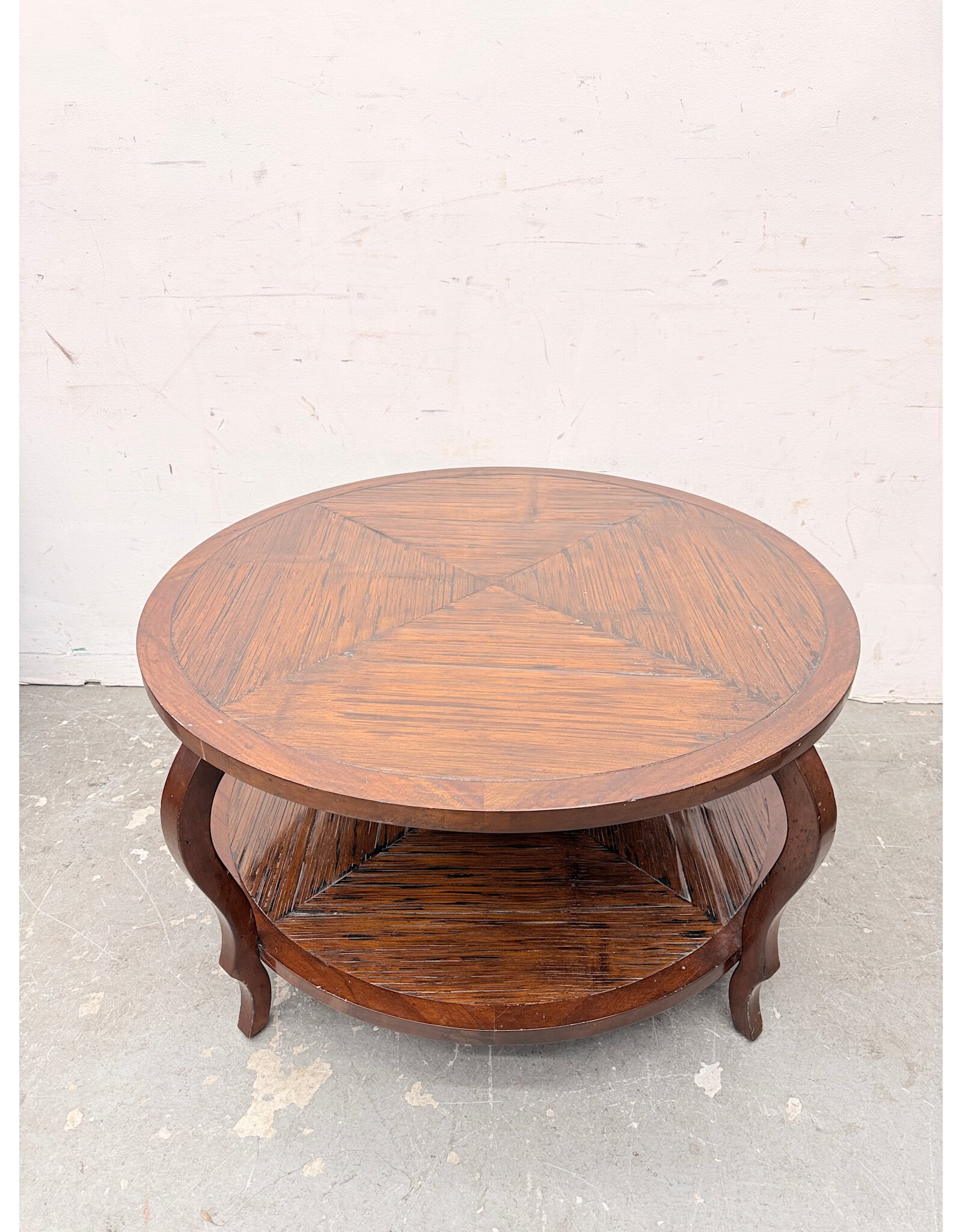Dual Tier Wooden Coffee Table by Henredon