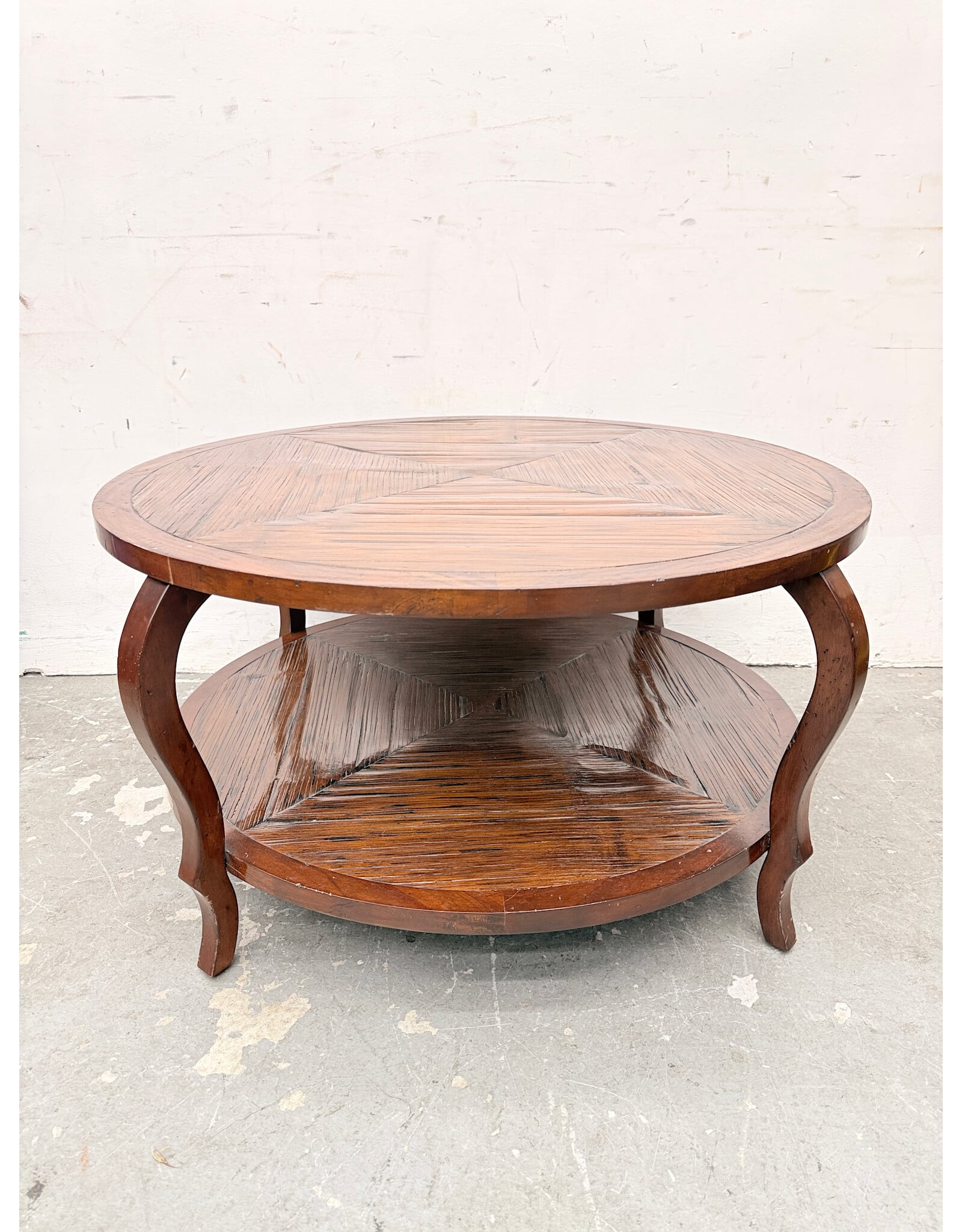 Dual Tier Wooden Coffee Table by Henredon