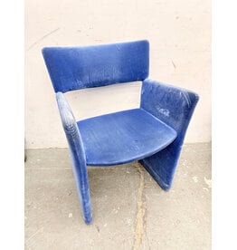 Crown Armchair in that Blue Velvet, Massproductions