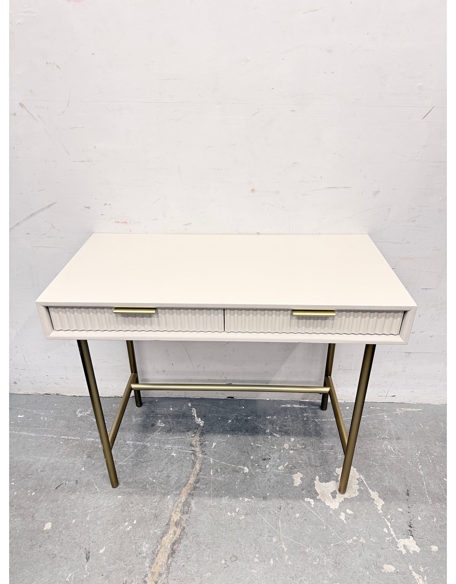 Quinn Mini Desk in Dark Haze by West Elm