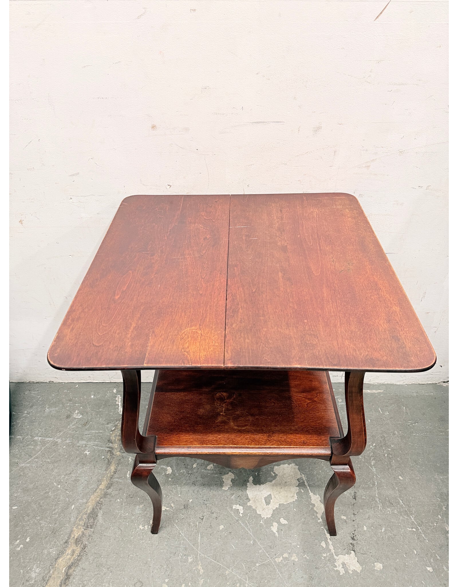 2-Tier Mahogany Side Table