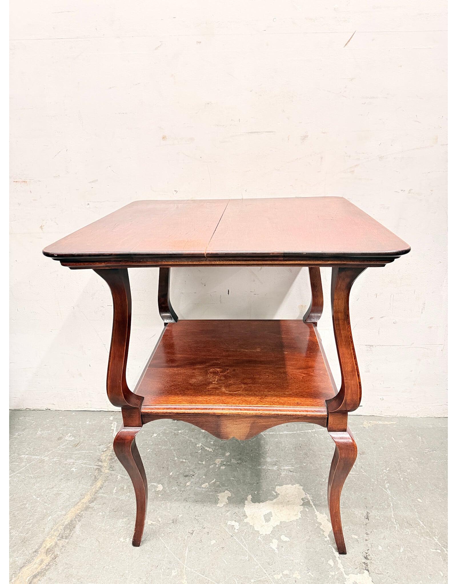 2-Tier Mahogany Side Table