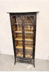English Aesthetic Movement 2-Door Bamboo Cabinet