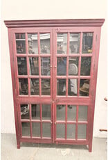 Rojo Hutch Tall Cabinet by Crate&Barrel in that Red
