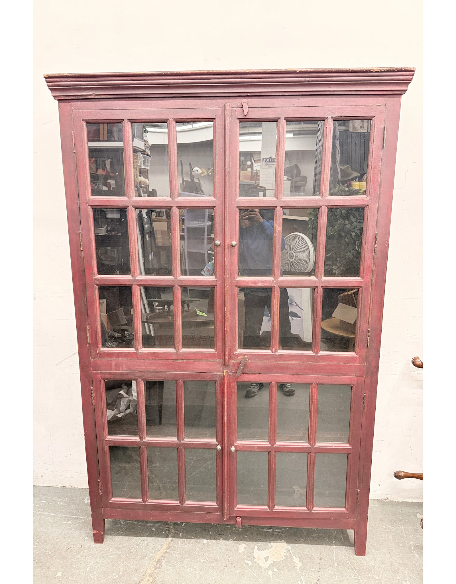 Rojo Hutch Tall Cabinet by Crate&Barrel in that Red