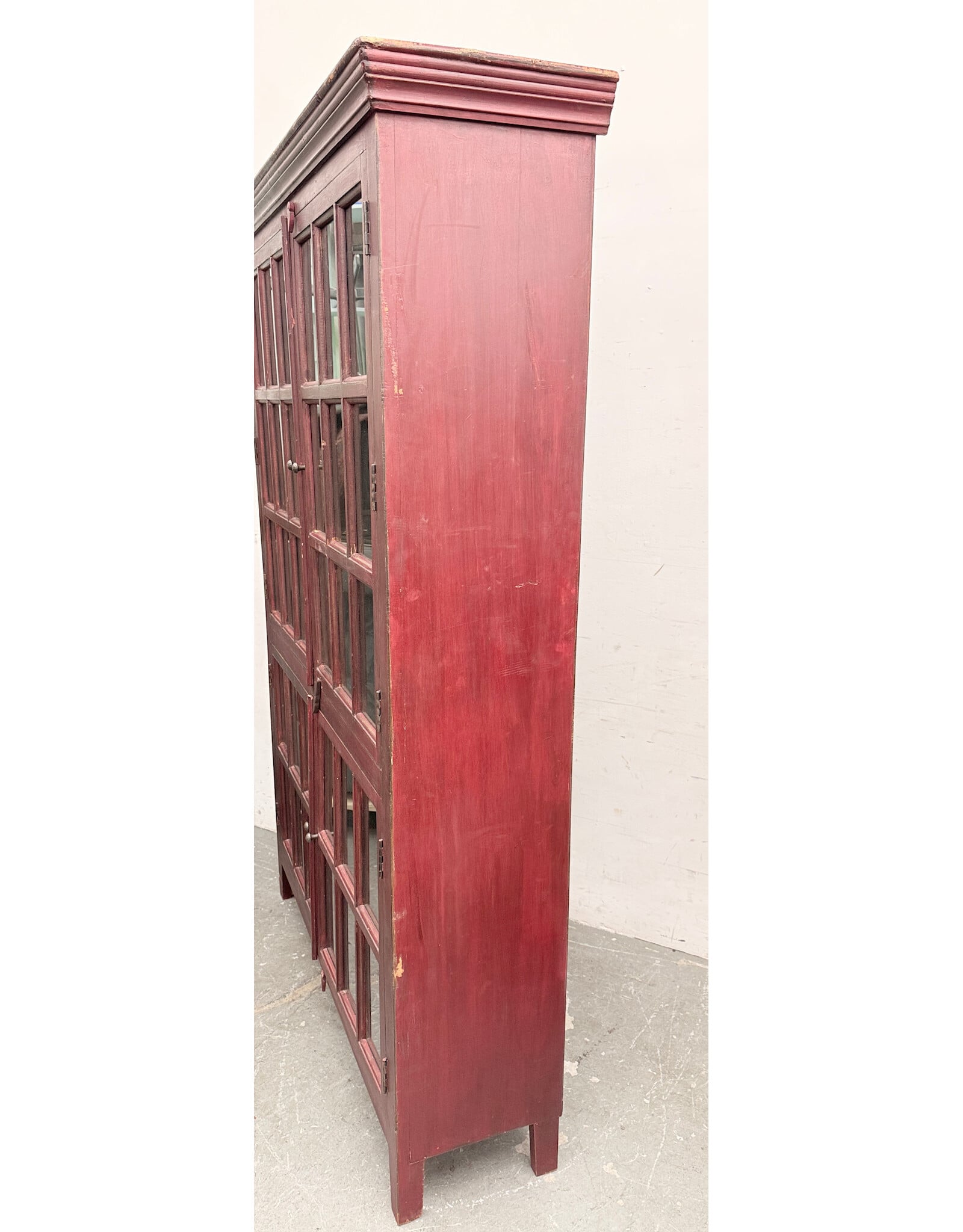 Rojo Hutch Tall Cabinet by Crate&Barrel in that Red