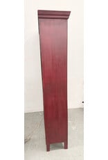Rojo Hutch Tall Cabinet by Crate&Barrel in that Red