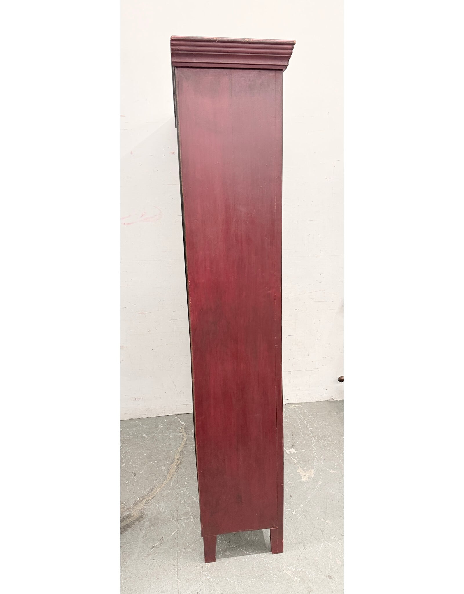 Rojo Hutch Tall Cabinet by Crate&Barrel in that Red