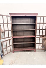 Rojo Hutch Tall Cabinet by Crate&Barrel in that Red