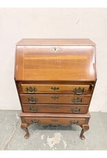 Stained Mahogany Slant Front Secretary Desk, Taylor Jamestown