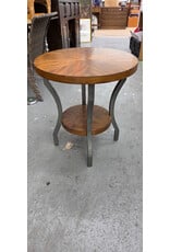 Mahogany Round Side Table