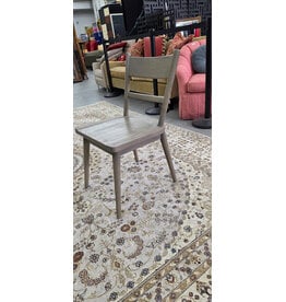 Arno Warm Grey Wood Dining Chair from Crate & Barrel