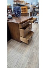 Heirloom Nutmeg Maple Custom Room Plan Student Desk by Ethan Allen