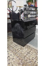 Vintage High Gloss 3 Door Dresser