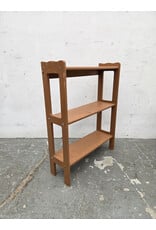 Vintage Brown Painted 3-tier Shelf