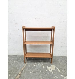 Vintage Brown Painted 3-tier Shelf