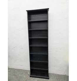 Black Wooden Tall Shelf