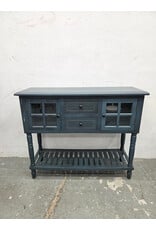 Farmhouse Blue Storage Console